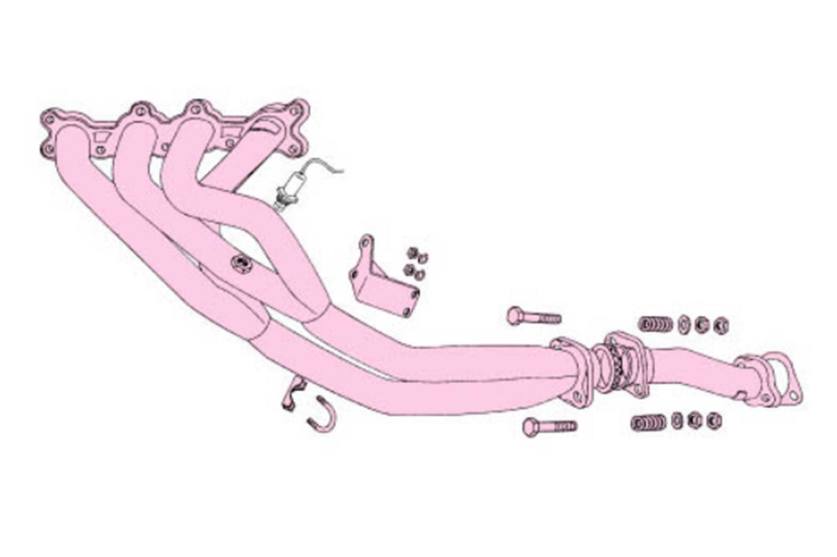 Fujitsubo Super Ex Basic Exhaust Manifold - Mazda Eunos Roadster (MX-5) 1.8 NA8C