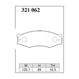 Dixcel Z Type Brake Pads - Front - HR31 RB20DET