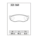 Dixcel Z Type Brake Pads - Front - Sunny Truck