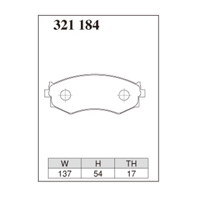 Dixcel Z Type Brake Pads - Front - P10/11/W10 [NA]/HR32/33/C33