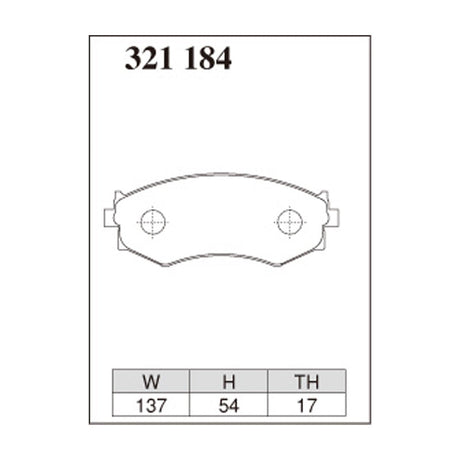 Dixcel Z Type Brake Pads - Front - P10/11/W10 [NA]/HR32/33/C33