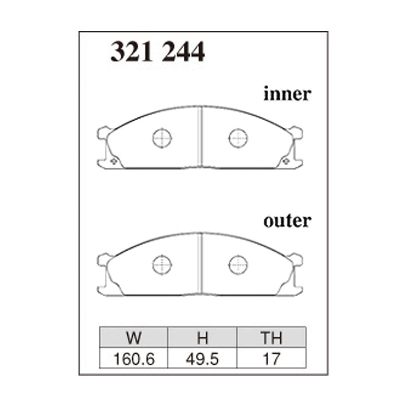 Dixcel Z Type Brake Pads - Front - Y31/32 (with ABS)/PY32 [NA]