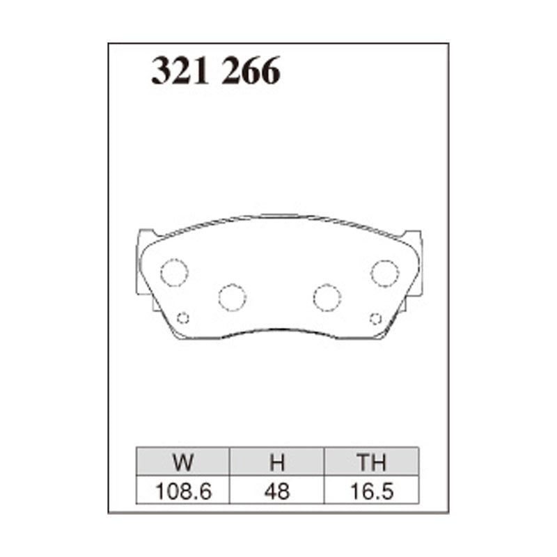 Dixcel Z Type Brake Pads - Front - Papalers N14 [GA/CD ENG.]
