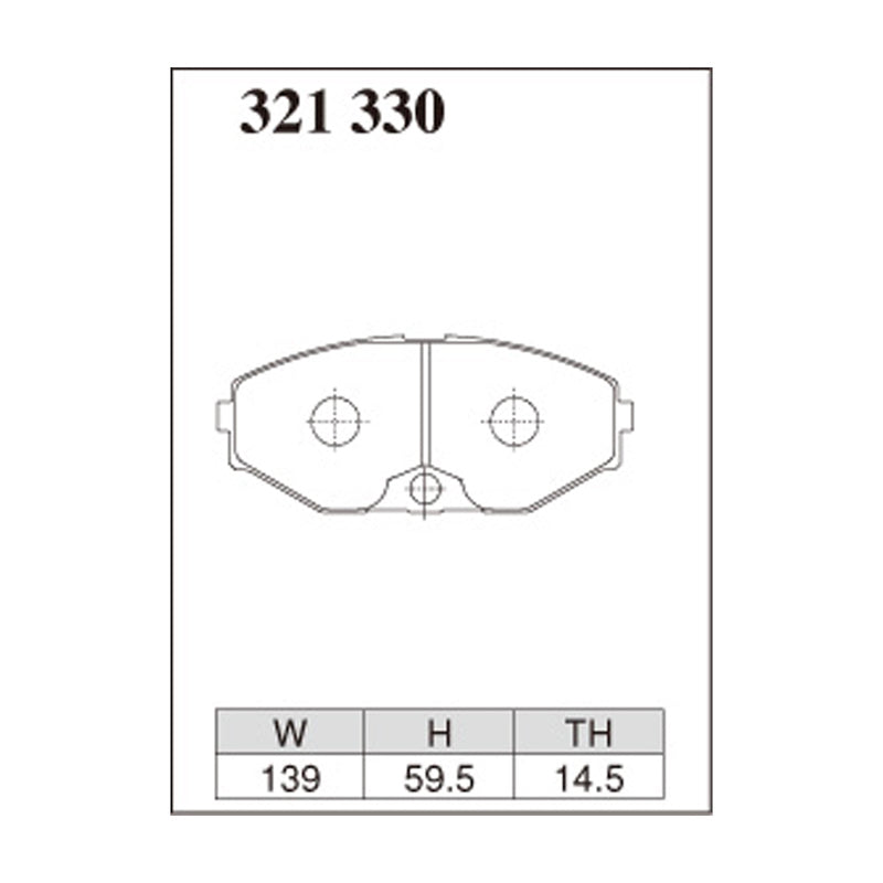 Dixcel Z Type Brake Pads - Front - WGNC34 [Turbo]/py32/Y33/G50