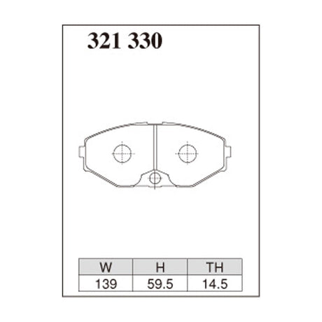 Dixcel Z Type Brake Pads - Front - WGNC34 [Turbo]/py32/Y33/G50