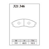 Dixcel Z Type Brake Pads - Front - PNW10 [Turbo]/WGNC34 [NA]