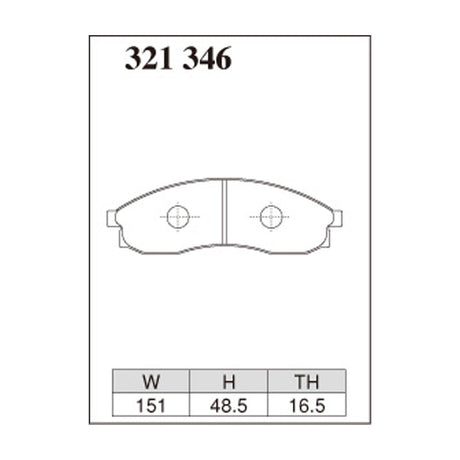 Dixcel Z Type Brake Pads - Front - PNW10 [Turbo]/WGNC34 [NA]