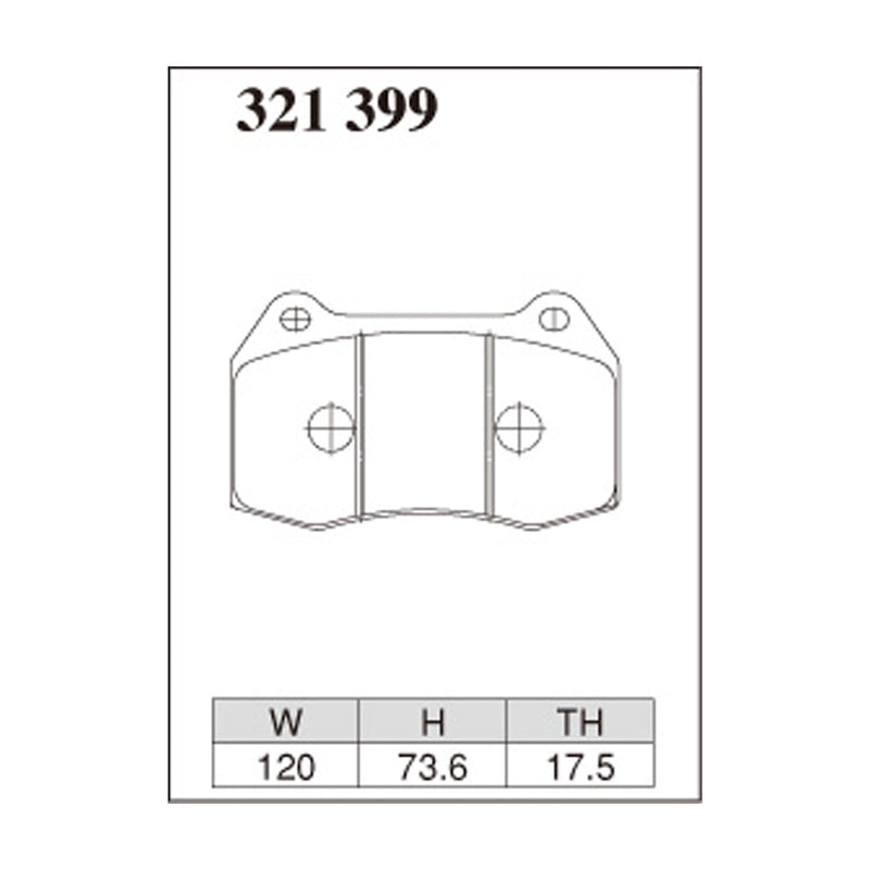 Dixcel ES Type Brake Pads - Front - BNR32 (V-SPEC) BCNR33 BNR34