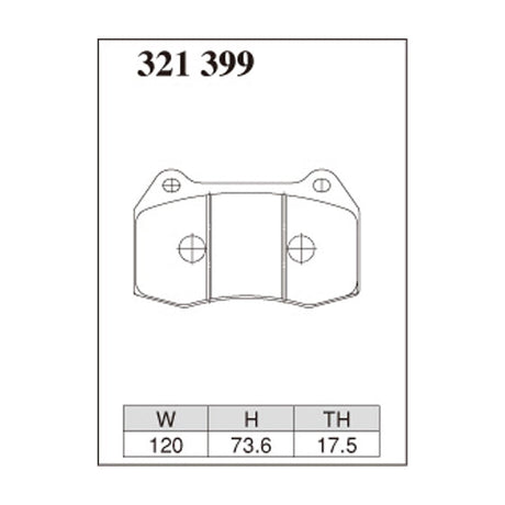 Dixcel ES Type Brake Pads - Front - BNR32 (V-SPEC) BCNR33 BNR34