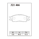 Dixcel Z Type Brake Pads - Front - K11/Kube ANZ10