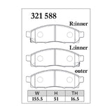 Dixcel ES Type Brake Pads - Front - NV200/VM20 Banettan