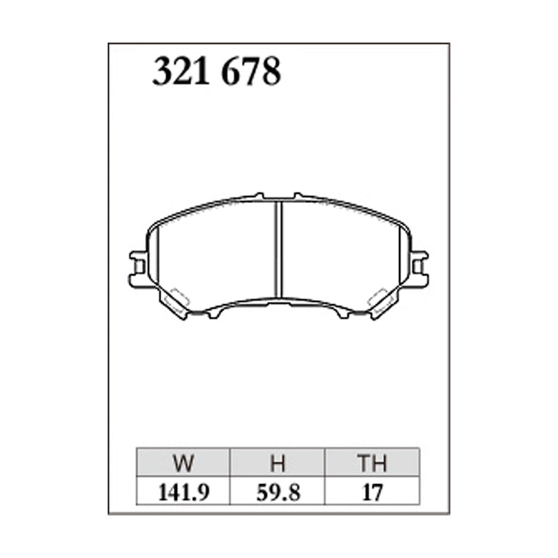 Dixcel Z Type Brake Pads - Front - XTrail T32