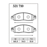 Dixcel ES Type Brake Pads - Front - Serena C27