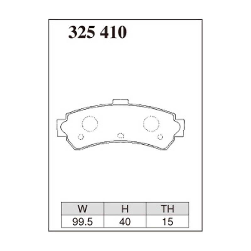 Dixcel Z Type Brake Pads - Rear - Papal Ser F/E/SN15 [ABS] (95/1-)