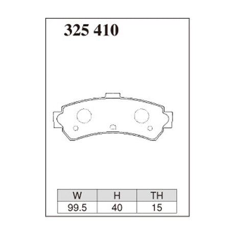 Dixcel Z Type Brake Pads - Rear - Papal Ser F/E/SN15 [ABS] (95/1-)