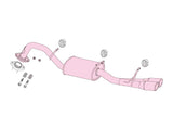 Fujitsubo A-S Exhaust - Toyota Corolla Fielder 2WD NZE161G/ZRE162G