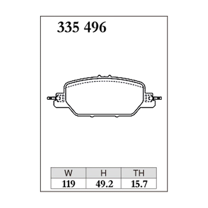 Dixcel ES Type Brake Pads - Rear - CR-V RW1/RW2