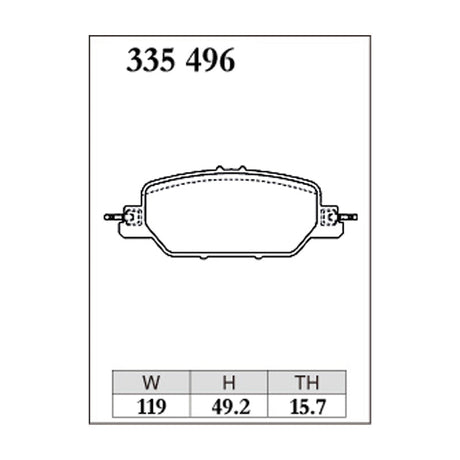 Dixcel ES Type Brake Pads - Rear - CR-V RW1/RW2