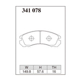 Dixcel ES Type Brake Pads - Front - Evo CD/CE9A, Airtrek CU2W (Turbo only)