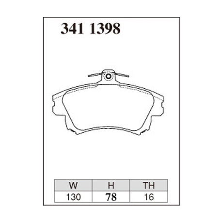 Dixcel ES Type Brake Pads - Front - MITSUBISHI COLT
