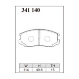 Dixcel Z Type Brake Pads - Front - Mirage/Runner CA ~ D#A (91/10-)