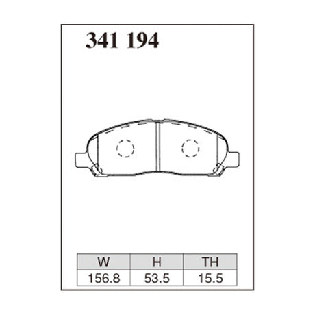 Dixcel Z Type Brake Pads - Front - Shalio Grandic N84W/94W 97/8-