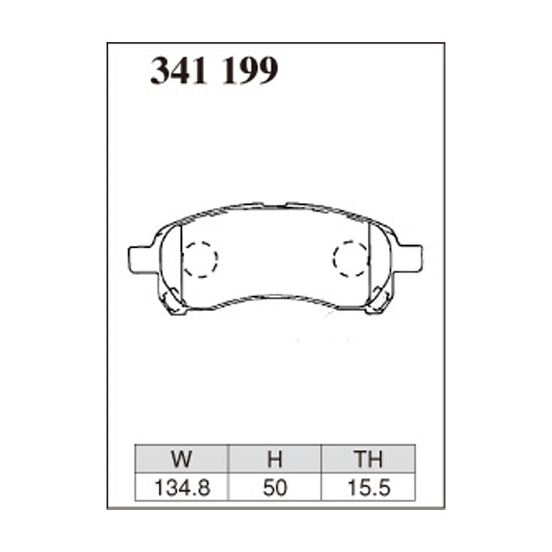 Dixcel Z Type Brake Pads - Front - Mirage/Her CJ4A [RS14inch]