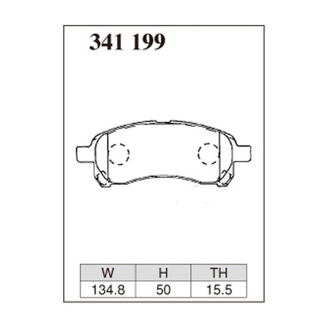 Dixcel Z Type Brake Pads - Front - Mirage/Her CJ4A [RS14inch]