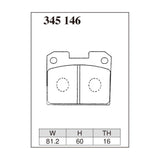 Dixcel Z Type Brake Pads - Rear - GTO Z16A (92/10-)