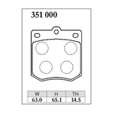 Dixcel ES Type Brake Pads - Front - SPA/STB 1000/1300