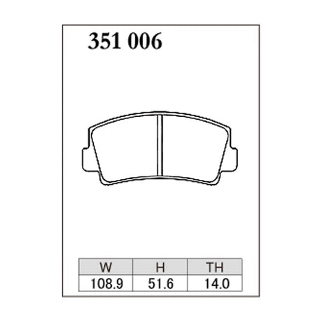 Dixcel Z Type Brake Pads - Front - RX-7 SA22C