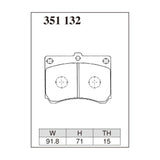 Dixcel Z Type Brake Pads - Front - BG5/8PE