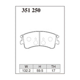 Dixcel Z Type Brake Pads - Front - Atensa Sport GG3S 2302/05 ~