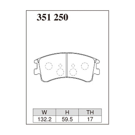 Dixcel Z Type Brake Pads - Front - Atensa Sport GG3S 2302/05 ~