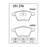 Dixcel Z Type Brake Pads - Front - Tenza GG3S 2305/05-