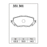 Dixcel Z Type Brake Pads - Front - ND5RC