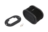 Ramair Pleated Carburettor Intake Air Filter Baseplate to fit Dellorto 40 DHLA - 100mm