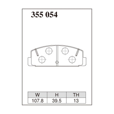 Dixcel ES Type Brake Pads - Rear - FC3S FD3S