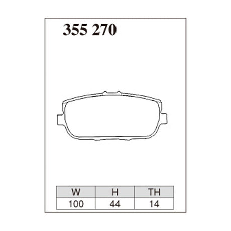 Dixcel ES Type Brake Pads - Rear - Roadster NC05-