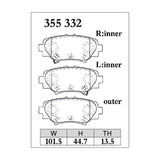 Dixcel ES Type Brake Pads - Rear - AXELA 2013/09-