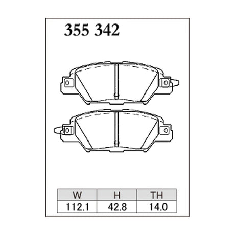 Dixcel ES Type Brake Pads - Rear - CX 5 Keefw/KEEAW/KE2FW/KE2AW
