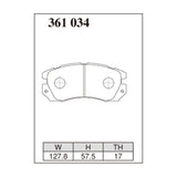 Dixcel Z Type Brake Pads - Front - GC8 (-96/8)/BD/BG5 (-96/6)