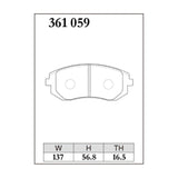 Dixcel Z Type Brake Pads - Front - 86/BRFOR GR ONE MAKE RACE