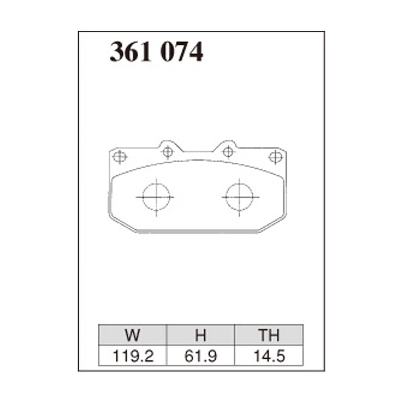 Dixcel ES Type Brake Pads - Front - GC8 (D-G) 22B S201 GDB (Tarmac) GGA SF5