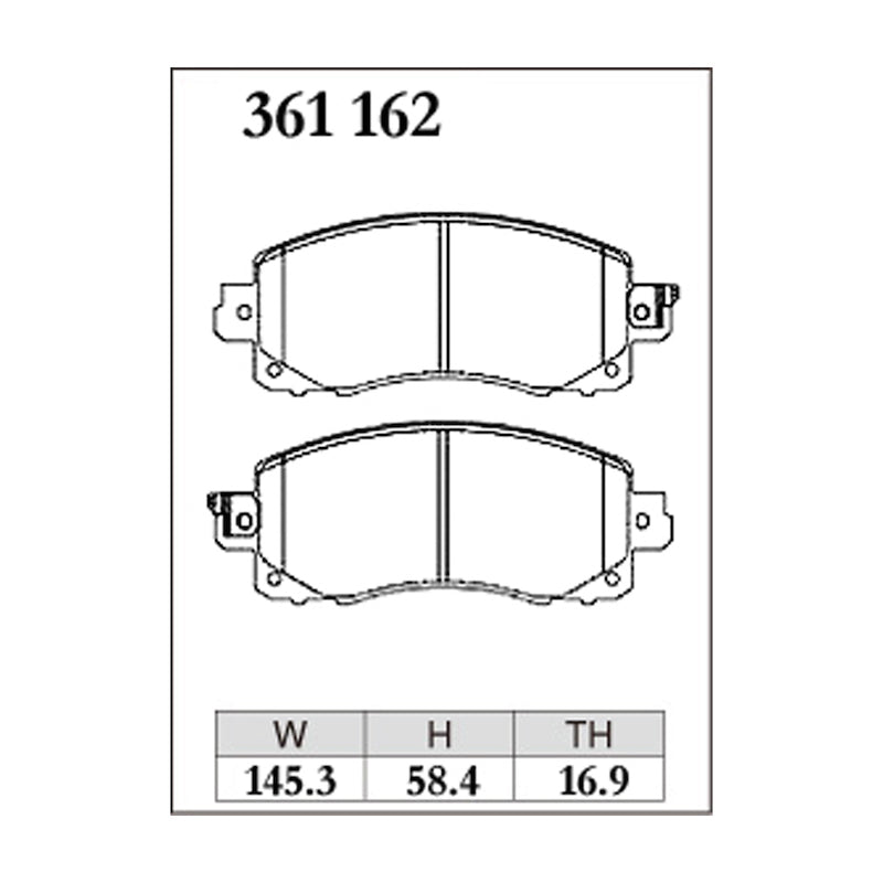 Dixcel Z Type Brake Pads - Front - IMPREZA GK2/3 GT2/3/6/7