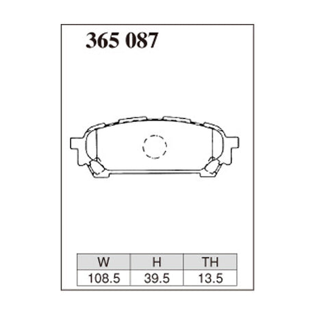 Dixcel ES Type Brake Pads - Rear - SG5 SH5 GGA