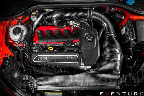 Eventuri Audi 8V RS3 RHD Full Black Carbon Intake Gen 1
