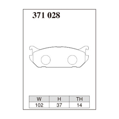 Dixcel Z Type Brake Pads - Front - Alto CM22V NA