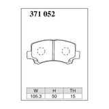 Dixcel Z Type Brake Pads - Front - Worin R Wide MA61/MB61