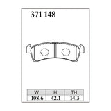 Dixcel ES Type Brake Pads - Front - Alto Ha36
